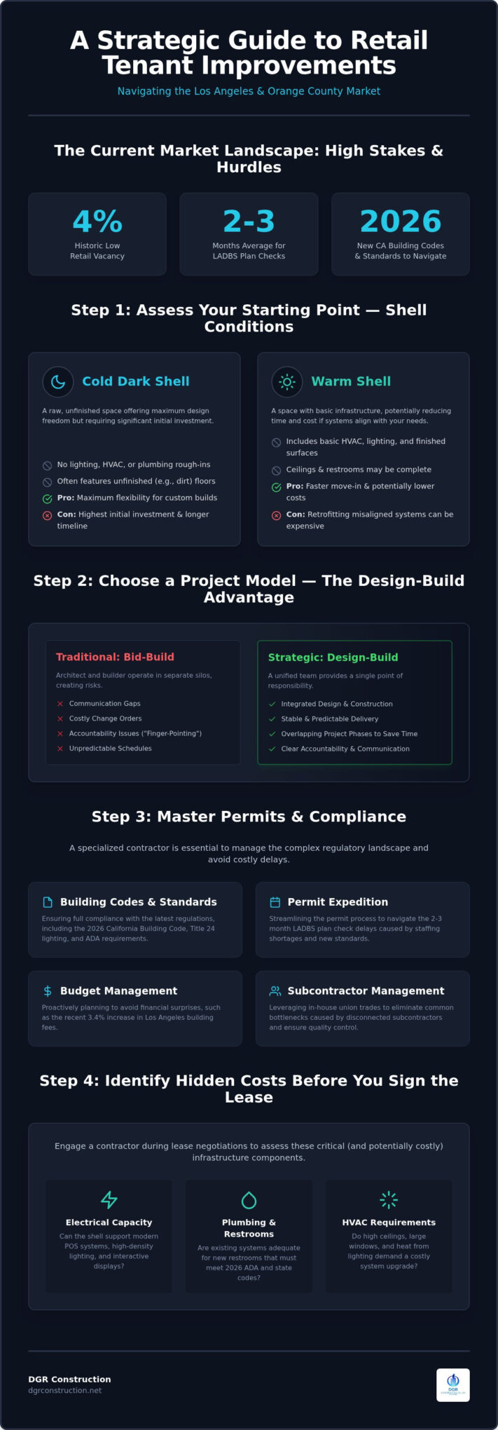 Retail Construction: 2026 Tenant Improvement Guide