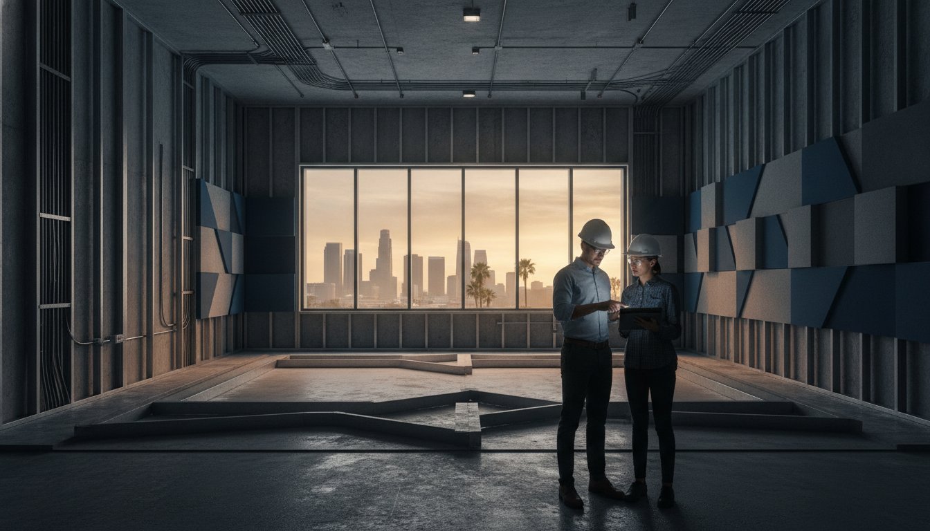 You are currently viewing Studio Construction Requirements: A 2026 Guide to Technical & Legal Standards
