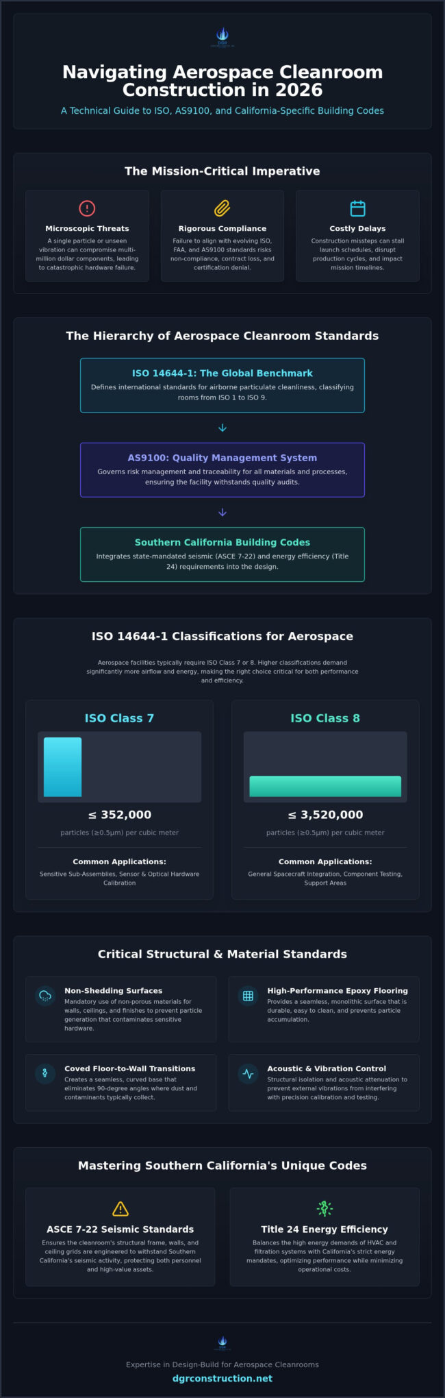 Aerospace Cleanroom Construction Standards: The 2026 Comprehensive Guide